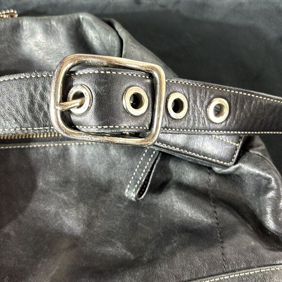 Coach vintage y2k soho slim Go4s-1415 legacy black leather crossbody bag - Picture 3 of 6